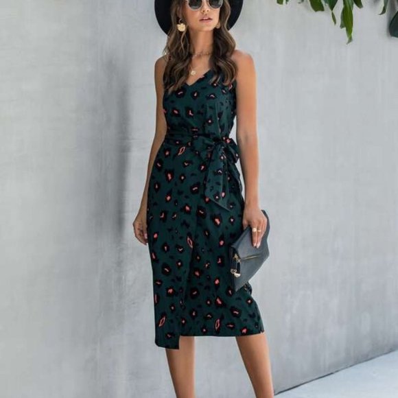 FIERCE DOLLZ All over animal print midi Dress - Picture 7 of 9